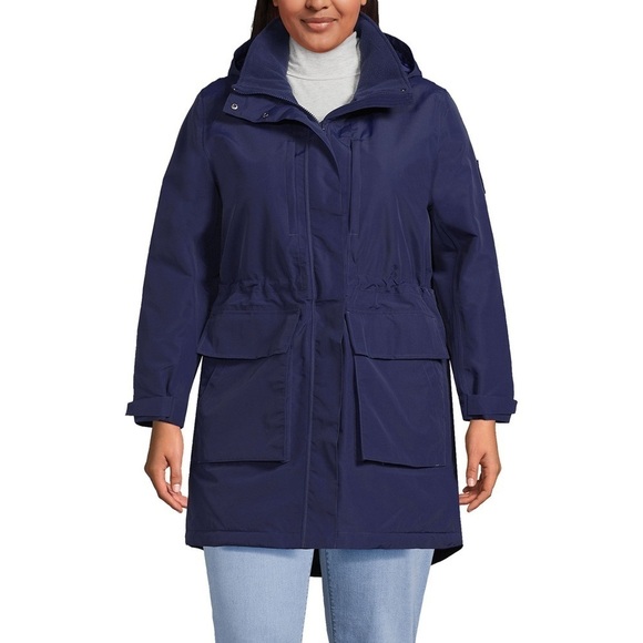 NWT LANDS END Women's Plus Size Squall Waterproof Insulated Winter Parka… - Picture 3 of 7